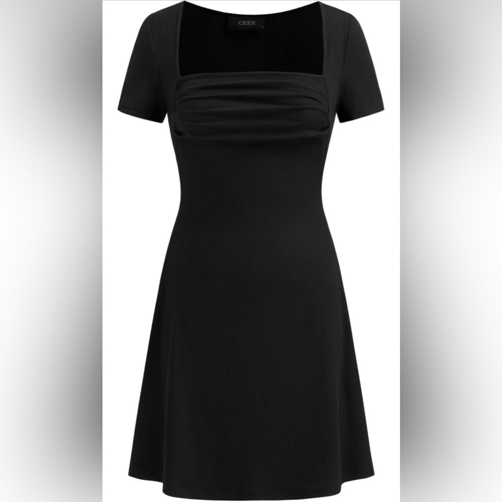 BNNU Cider Classic Black Mini Dress